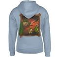 thumbnail image 1 of Grateful Dead - Covered Wagon Terrapins Light Blue Youth Hoodie - Youth Small, 1 of 2