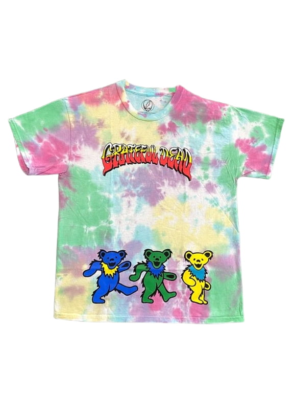 Dancing Bears Tie Dye Women's T-Shirt (M/L)