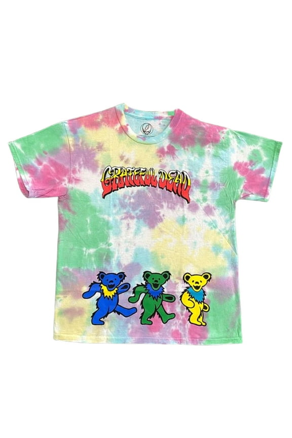 Dancing Bears Tie Dye Women's T-Shirt (M/L)