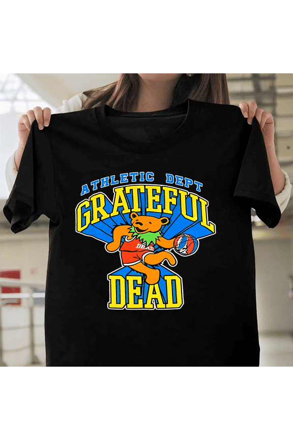 Grateful Dead Dancing Bears Tour Rock Band Psychedelic Music Fan Art V40284 Unisex T-Shirt, Size Up to 5XL