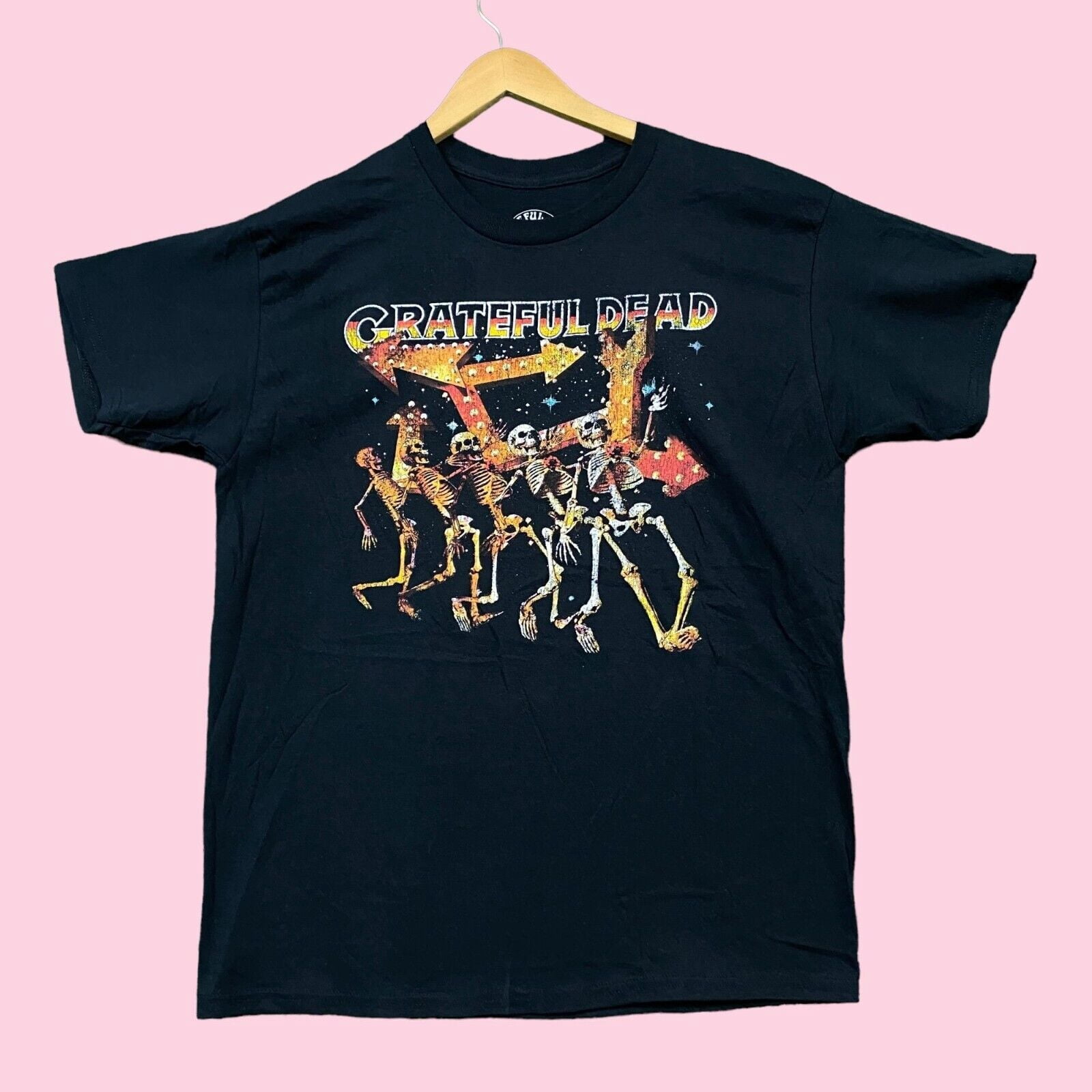 Grateful Dead Dancing Skeltons Rock Band Tee L - Walmart.com
