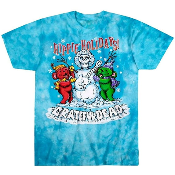 Grateful Dead - Hippie Holidays Tie Dye Mens T Shirt