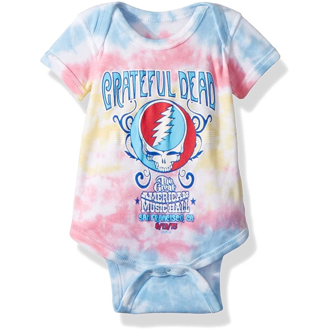 Grateful Dead Kids Music Hall Tie Dye Onesie
