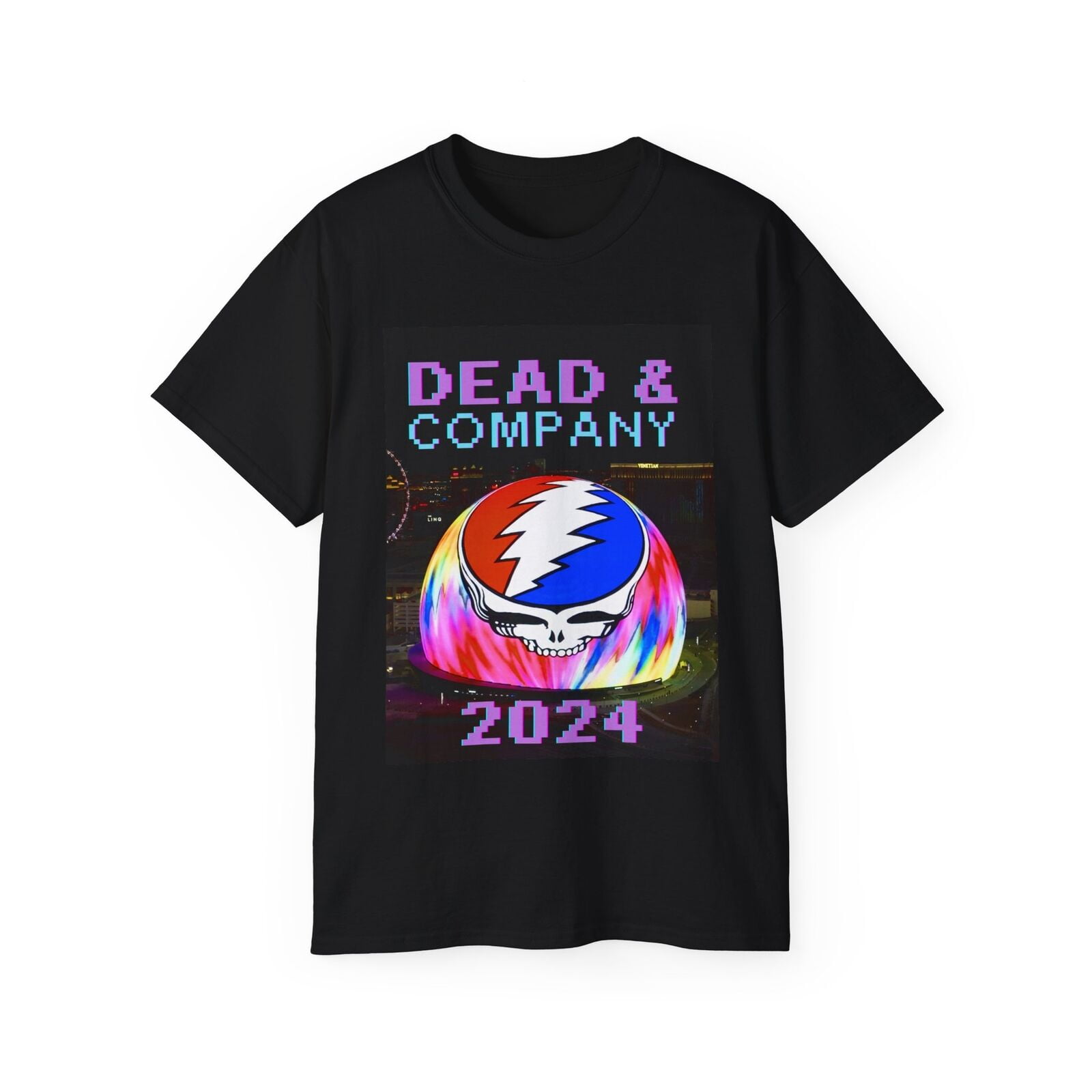 Grateful Dead Las Vegas Concert Tee. Jerry Garcia T-Shirt. Shakedown Street  - Walmart.com