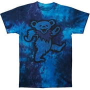 Grateful Dead Men's Big Bear Tie Dye T-shirt Large Blue