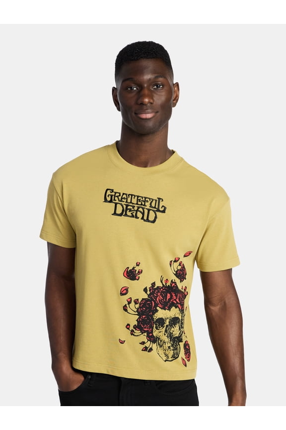 Men's and Big Men's Boxy Fit Graphic Tee, Sizes XS-3XL