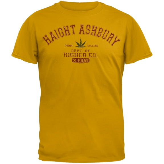 Grateful Dead Men's Haight Ashbury College Short Sleeve T Shirt
