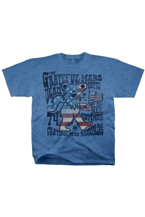 Grateful Dead Men's Mars Hotel Slim Fit T-shirt Medium Heather