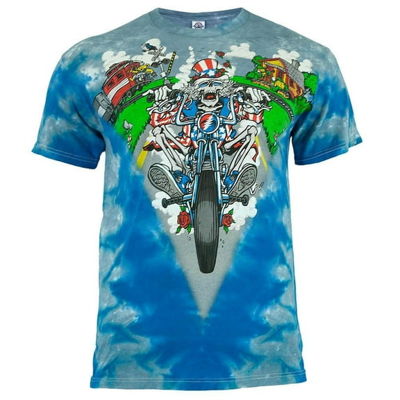 Grateful Dead Men's Moto Sam V-Dye Short Sleeve T Shirt