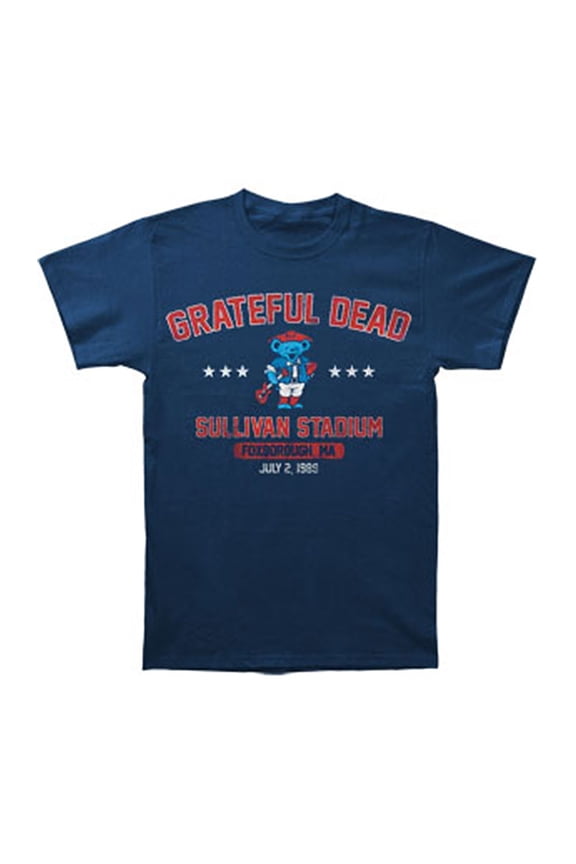 Men's Patriot Dead T-shirt X-Large Blue