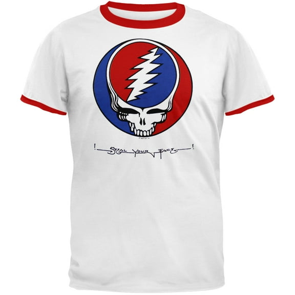 Grateful Dead Men's SYF Ringer Short Sleeve T Shirt