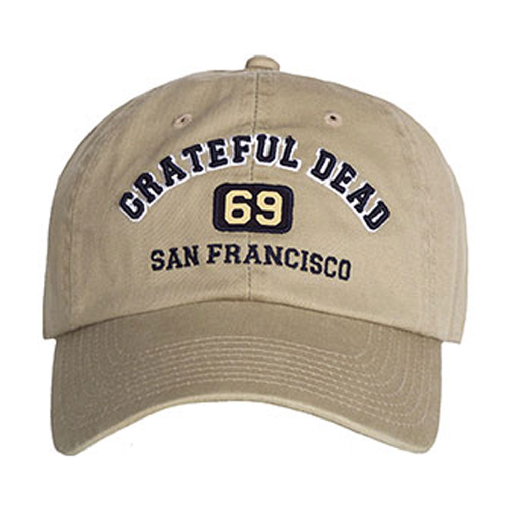Grateful Dead Men's San Francisco '69 Baseball Cap Adjustable Brown - image 1 of 2