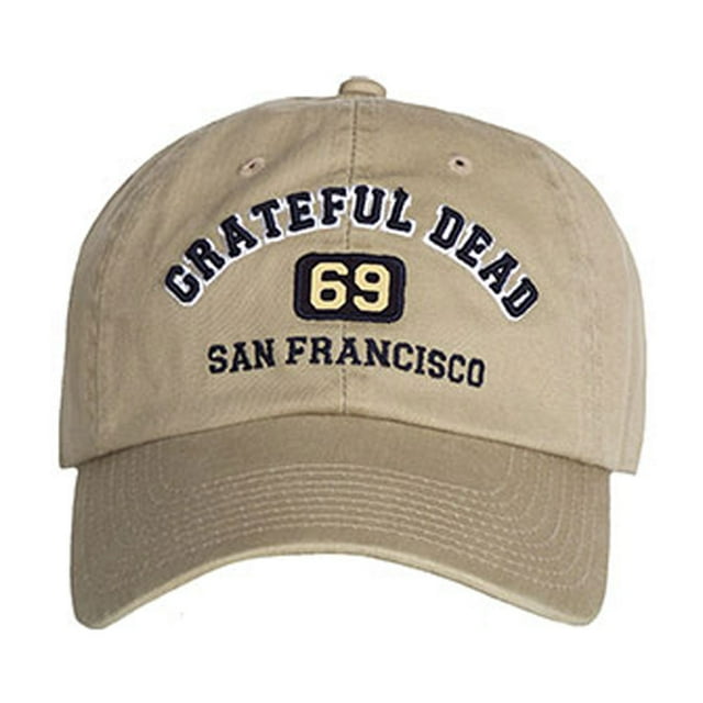 Grateful Dead Men's San Francisco '69 Baseball Cap Adjustable Brown