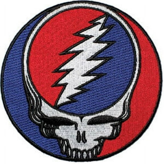 Grateful Dead Men's Steal Your Face Back Patch Multi