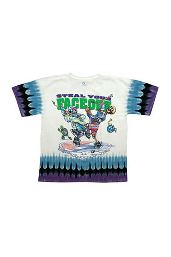 Grateful Dead Men's Steal Your Faceoff Tie Dye T-shirt Medium Multi