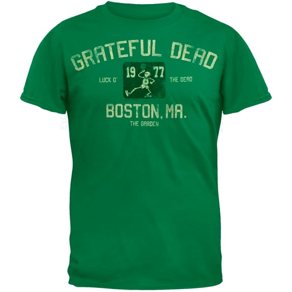 Grateful Dead Men's The Garden T-shirt Medium Green