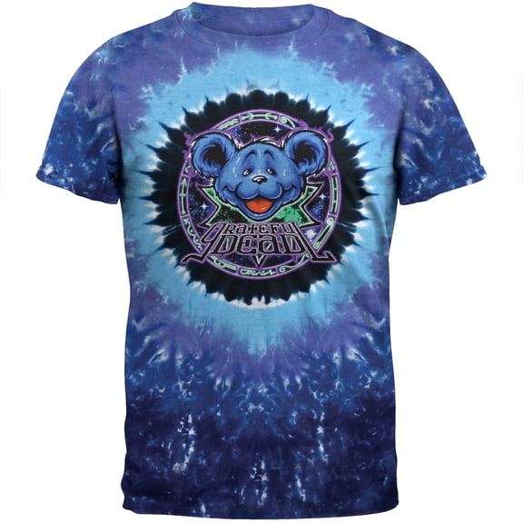 Grateful Dead Men's Zodiac Bear Tie Dye Short Sleeve T Shirt