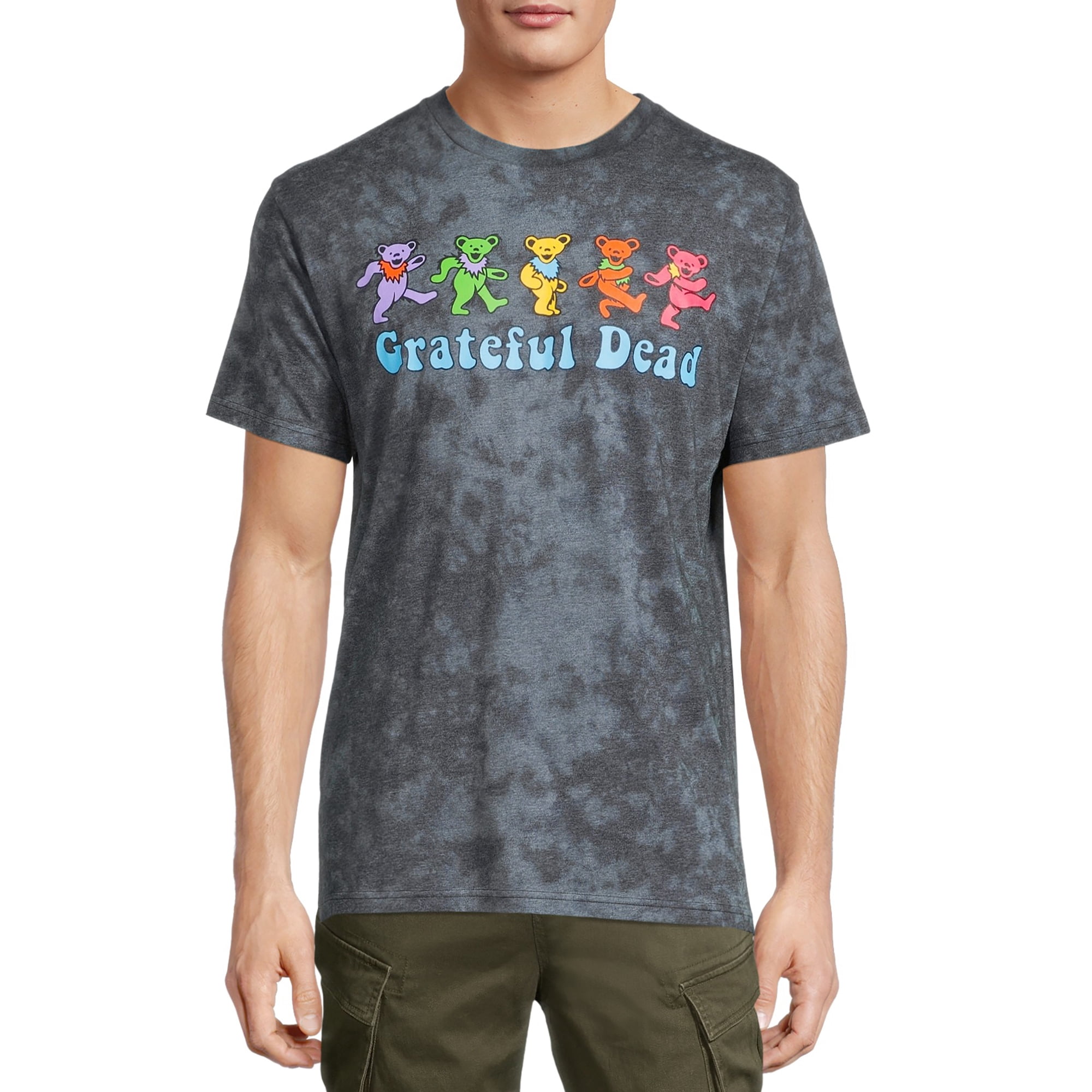 Grateful Dead Mens Tie Dye Wash T-Shirt 