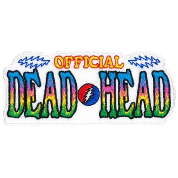 Grateful Dead Official Dead Head - Embroidered Patch 4.75"x2.75"