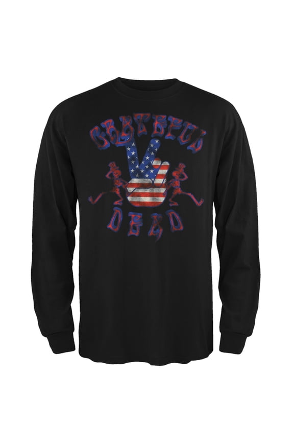 - Peace Hand Long Sleeve T-Shirt - Small