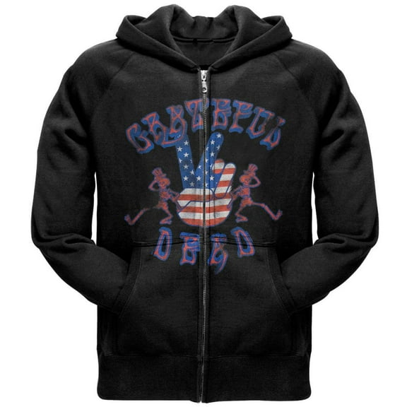 Grateful Dead - Peace Hand Zip Hoodie - Small