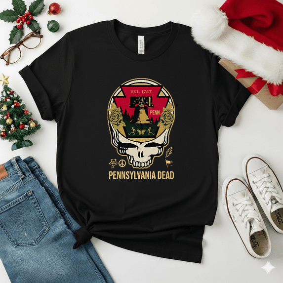Grateful Dead Pennsylvania 2024 Vintage Steal Your Face Tour Unisex T-Shirt V14698, S-5XL