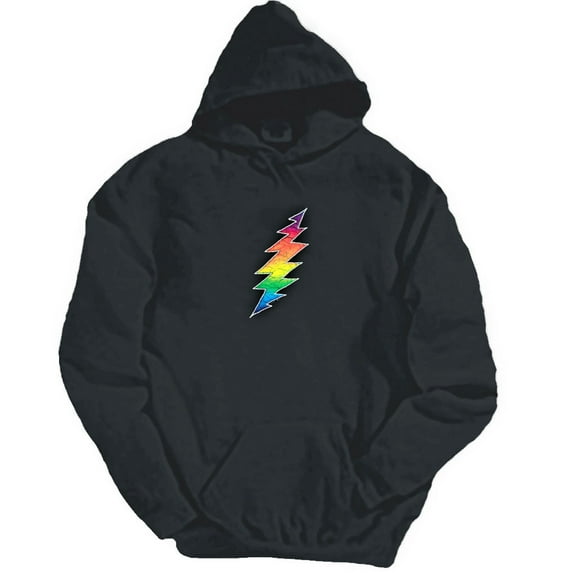 Grateful Dead - Rainbow Lightning Bolt Mens Pullover Hoodie