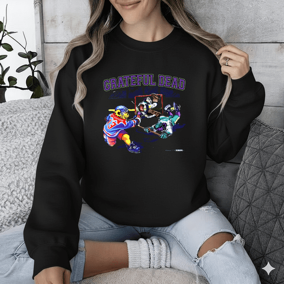 Grateful Dead Retro Rock Band Vintage Graphic Music Tribute Sweatshirt up to size 5XL