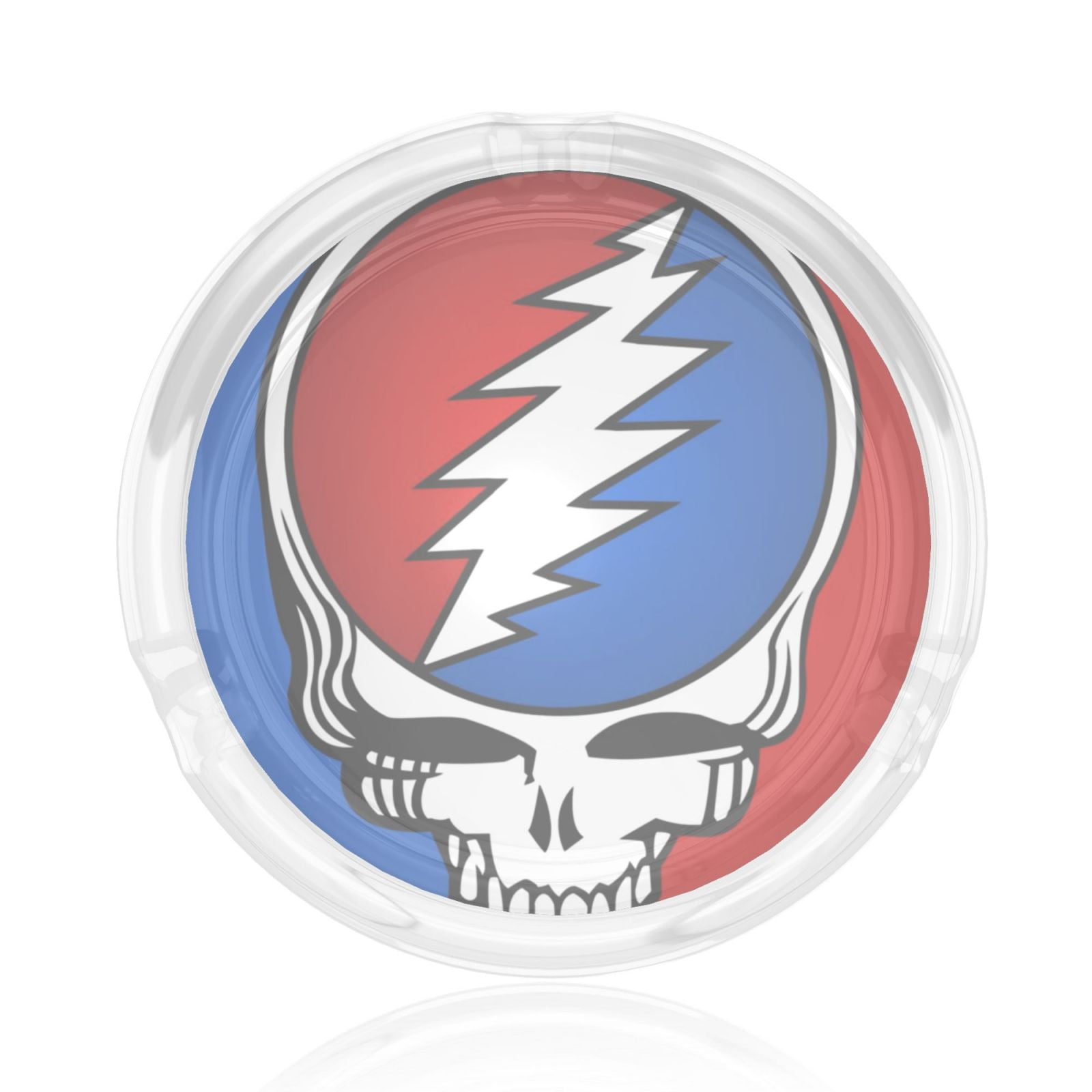 Grateful Dead Round Glass Ashtray 3d Printing For Indoor And Outdoor