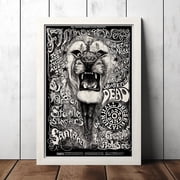 Grateful Dead Santana 1968 Fillmore West Concert Poster Music Fan Collectibles Vintage Music Poster Home Decor Wall Art