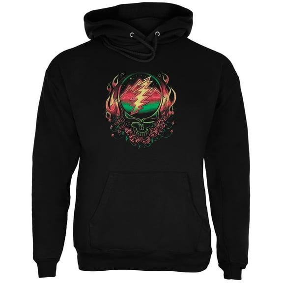Grateful Dead - Scarlet SYF Black Adult Pullover Hoodie - Small