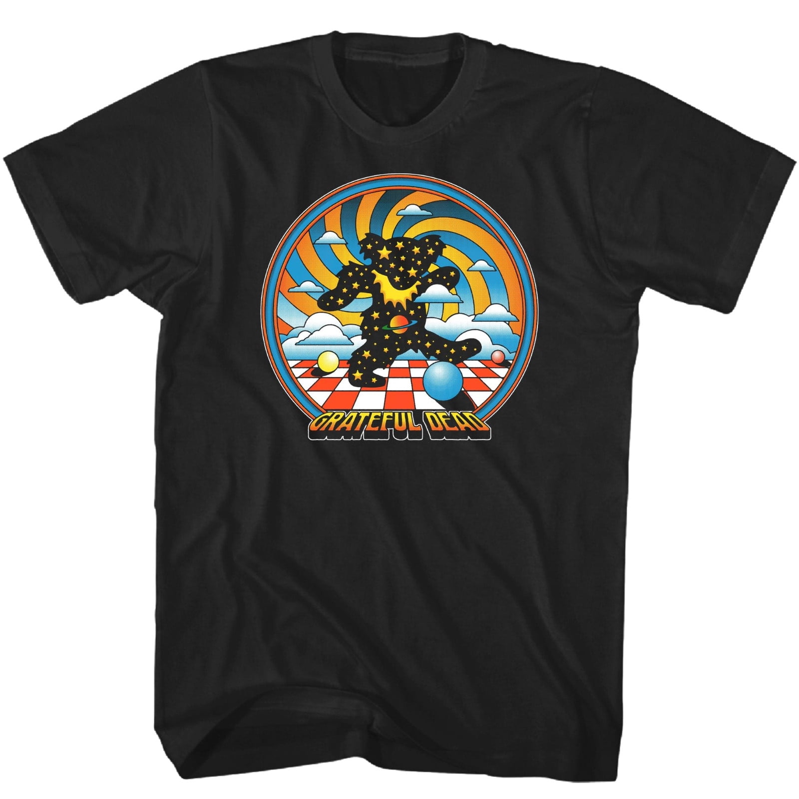 Maglietta Uomo Grateful Dead Steal Your Face - Rock N Roll Band - Cotone Nero USA