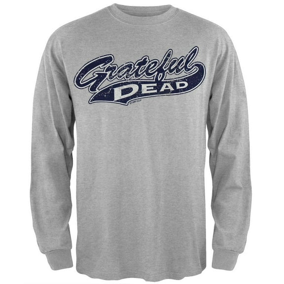 Grateful Dead - Sport Logo Grey Long Sleeve T-Shirt - Small