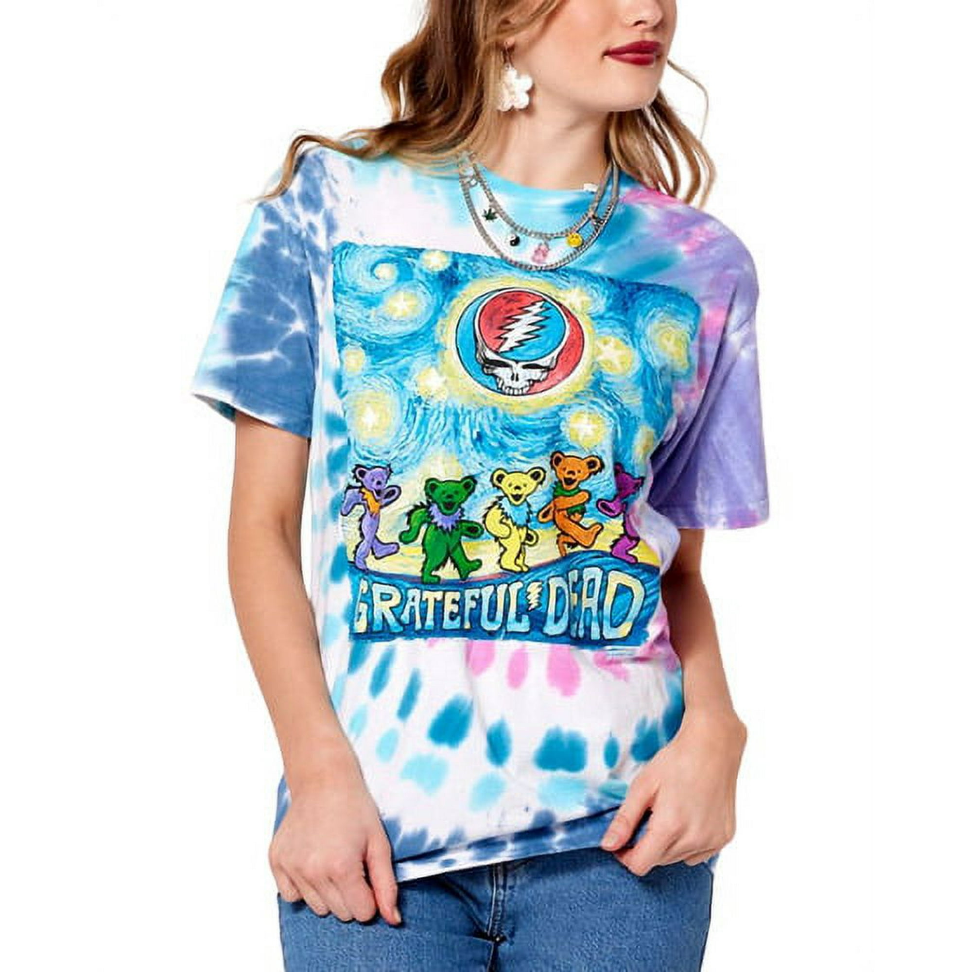 Grateful Dead Starry Bears Tie-Dye T-Shirt - 6XL