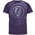 thumbnail image 1 of Grateful Dead - Steal Your Face Target Mens Soft T Shirt Purple LG, 1 of 1