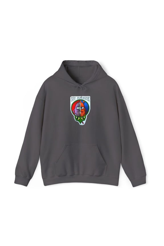 Grateful Dead Style Toy Machine Skateboard 2000s Vintage Classic Hoodie Print - Charcoal / L