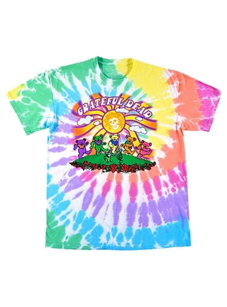 Vintage Grateful Dead Summer Tour Rose Flower Tie Dyed Tee by Sun