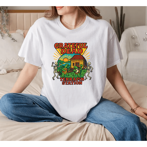 Grateful Dead Terrapin Station Vintage Music Album Tribute Unisex T-Shirt V11799 up to size 5XL