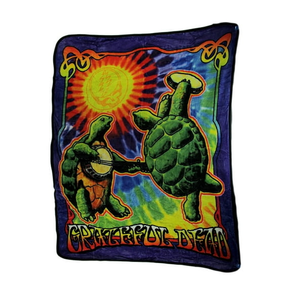 Grateful Dead Terrapin Sunshine Plush Throw Blanket