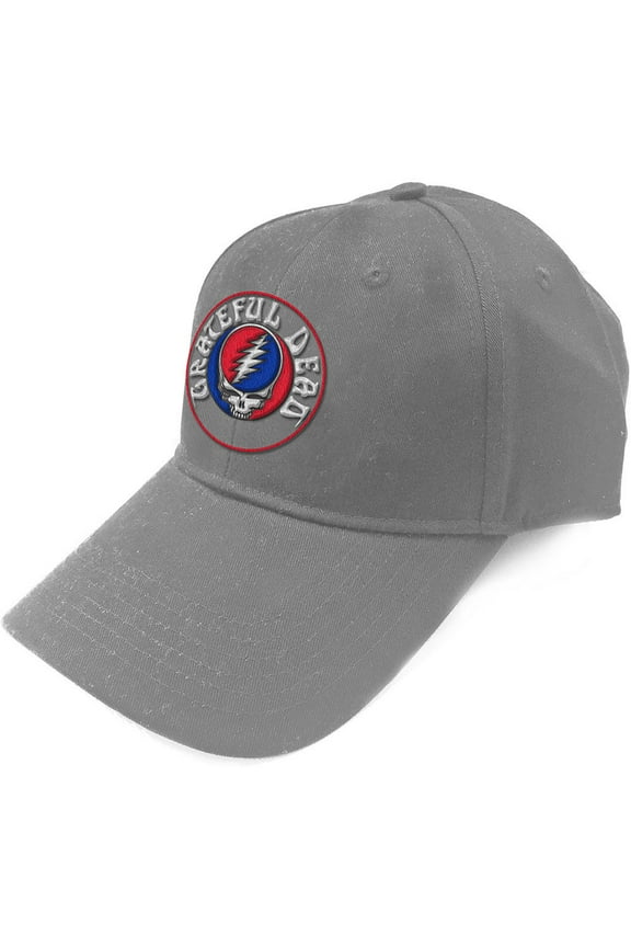 Unisex Baseball Hat: Steal Your Face Logo Grey