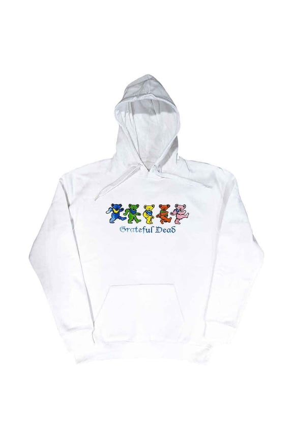 Grateful Dead Unisex Pullover Hoodie Sweatshirt Dancing Bears (Small)