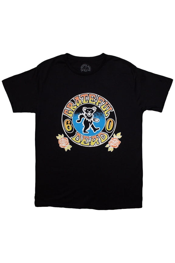 Grateful Dead Unisex T-Shirt Bear Roses (Black)