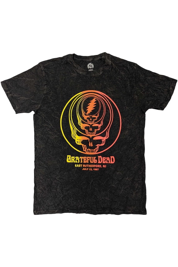 Grateful Dead Unisex T-Shirt: Concentric Skulls (Wash Collection) (X-Large)