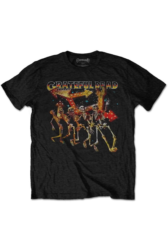 Grateful Dead Unisex T-Shirt Truckin' Skellies Vintage (X-Large)