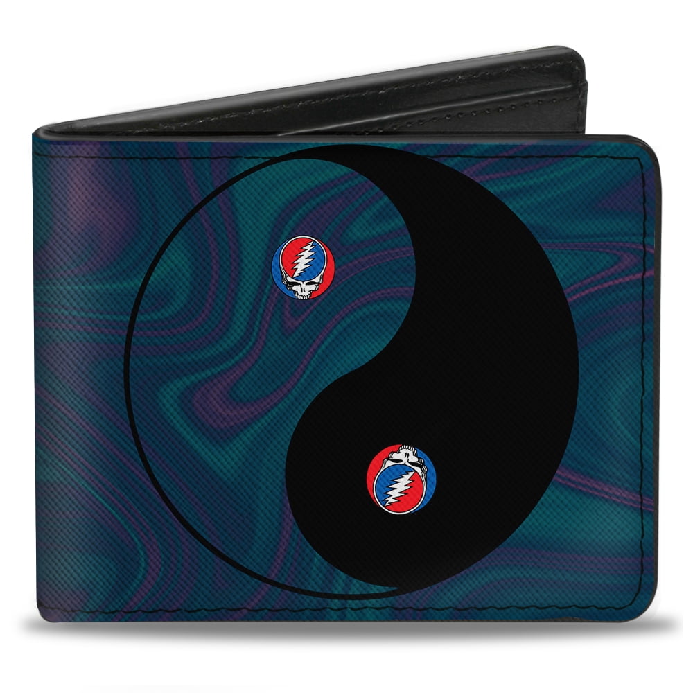 Grateful Dead Wallet, Bifold, Grateful Dead Space Your Face Yin Yang ...
