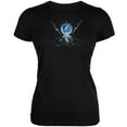 thumbnail image 1 of Grateful Dead Women's Juniors Blue Moon Black Short Sleeve T Shirt, 1 of 1