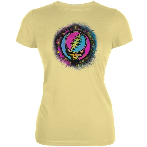 Grateful Dead Women's Juniors Splatter SYF Butter Short Sleeve T Shirt
