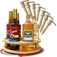 thumbnail image 1 of Grateful Grocer Coffee Syrup Organizer - Rotating Coffee Syrup Rack, Lazy Susan Organizer & Syrup Bottle Rack Storage - Holds 7 Bottles, Compatible with Starbucks Syrup & Torani Syrup with Pumps, 1 of 6