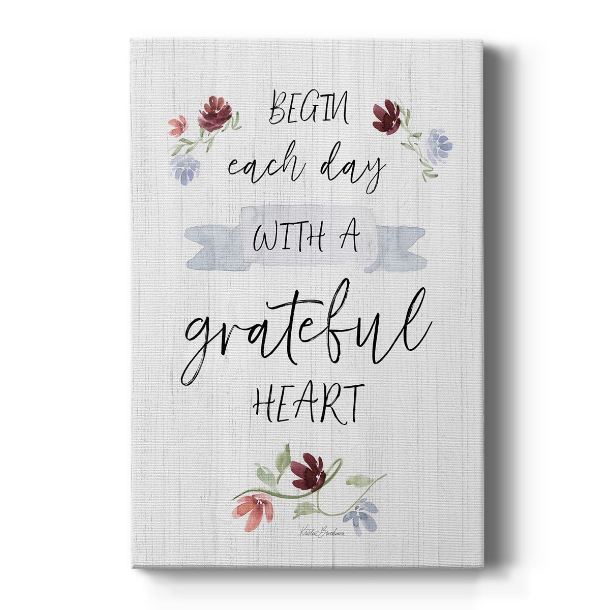 Grateful Heart Premium Gallery Wrapped Canvas - Ready to Hang