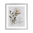 thumbnail image 1 of Stupell Industries Shabby Chic Grateful Heart Pressed Flowers Gray Framed Print Under Glass, 17 x 21, by Lettered and Lined, 1 of 8